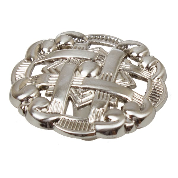 Gliderite Hardware 1-3/8 in. Satin Nickel Celtic Cabinet Knob, 5PK 5745-SN-5 - main